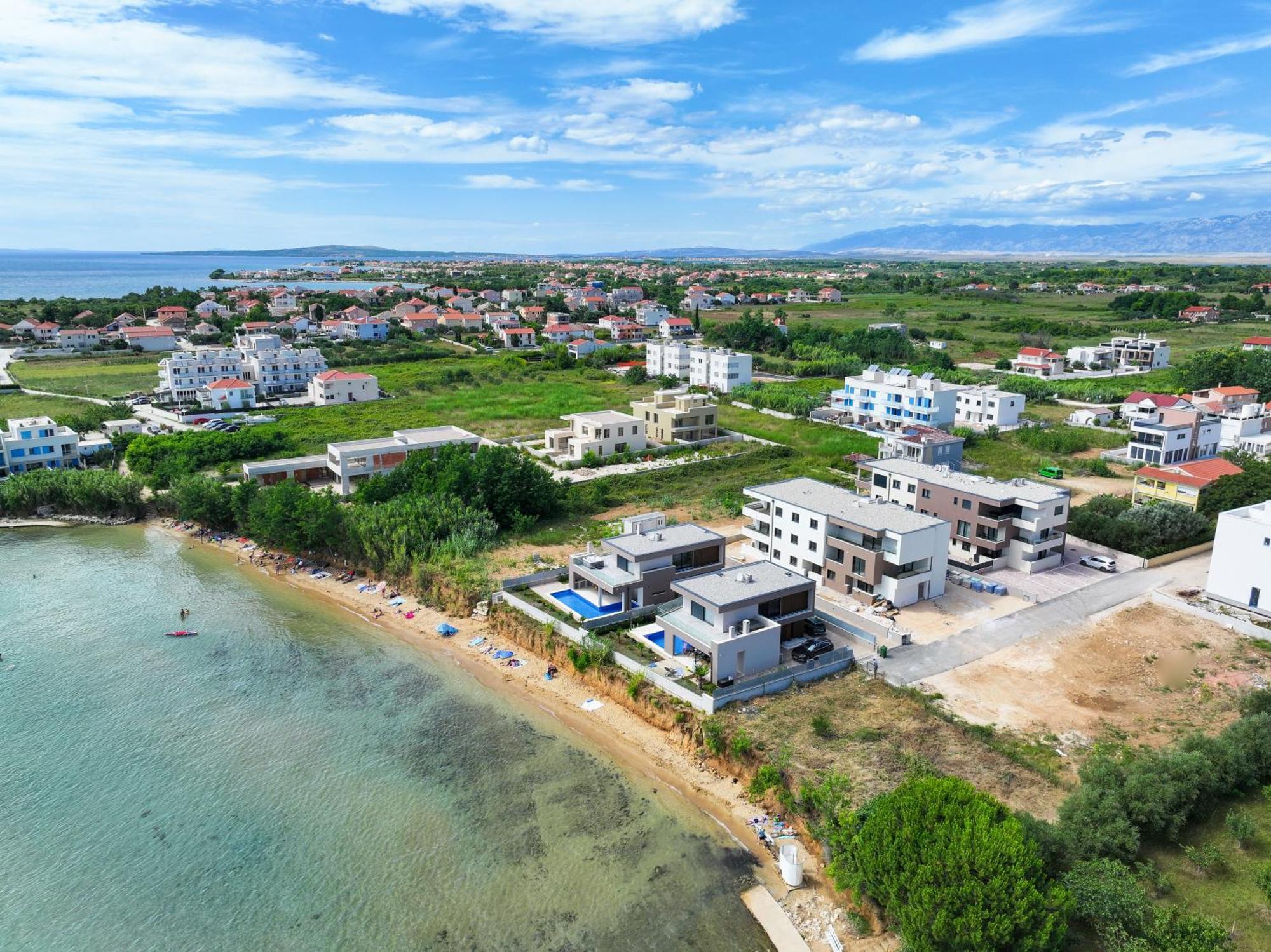 Deluxe Apartments Privlaka On The Sand 外观 照片