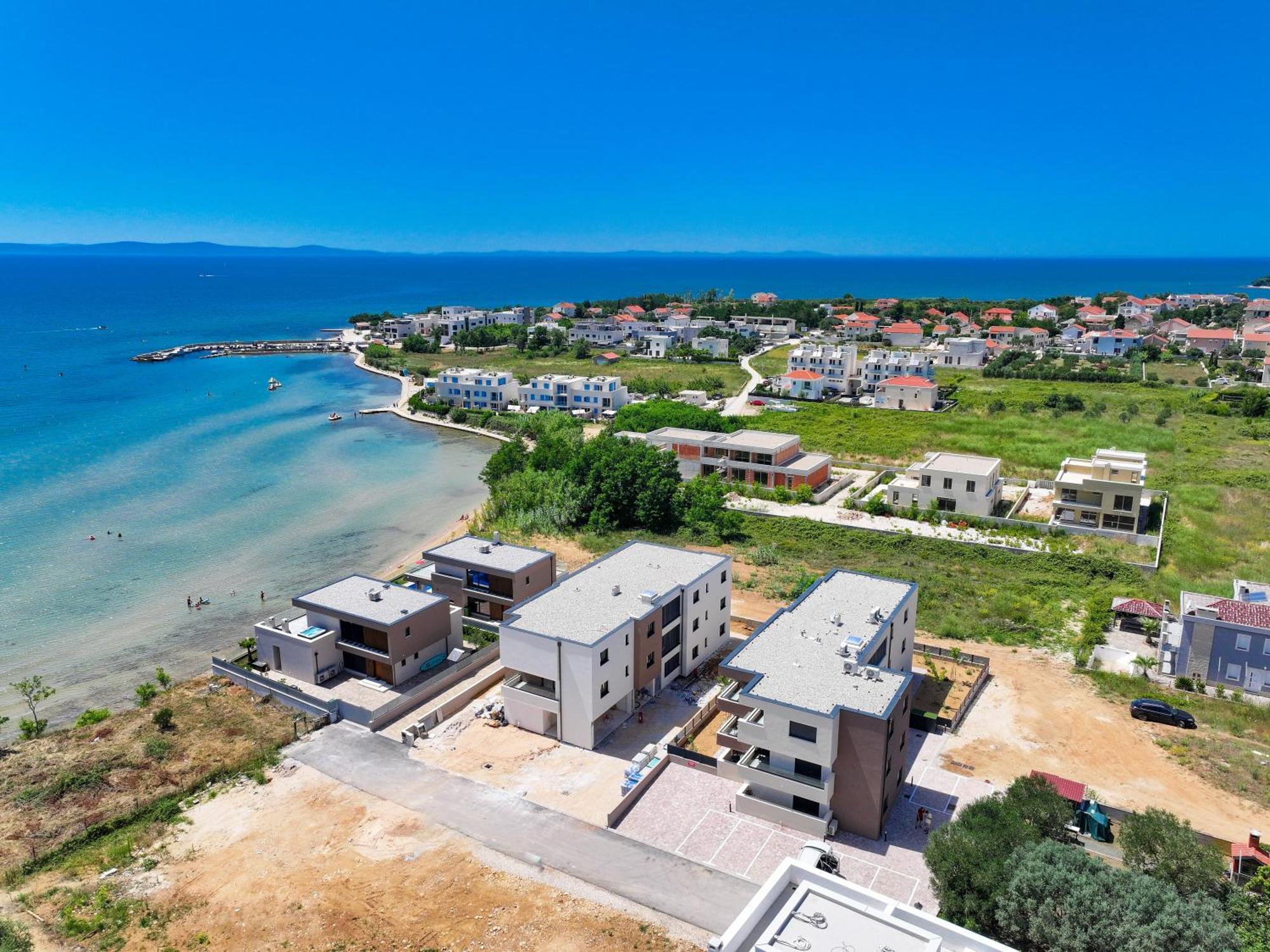Deluxe Apartments Privlaka On The Sand 外观 照片